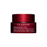 Thumbnail for Clarins Super Restorative Night Cream | Anti-Aging Moisturizer For Mature Skin Weakened By Hormonal Changes | Illuminates & Densifies Skin | Lifts & Tones | Targets Spots & Wrinkles | 1.7 Ounces