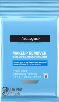 Thumbnail for Neutrogena Make-Up Remover Cleansing Towelettes, 7 Count, Packaging May Vary