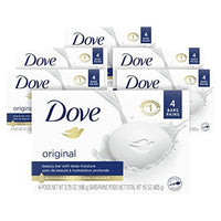 Thumbnail for Dove Beauty Bar Soap Original 24 Count for Soft, Smooth Skin, with 1/4 Moisturizing Cream 3.75 oz