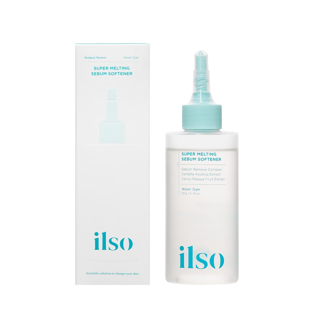 ILSO Super Melting Sebum Softener, Pore Cleansing Solution, Melts Away Blackheads & Sebum, Korean Skincare