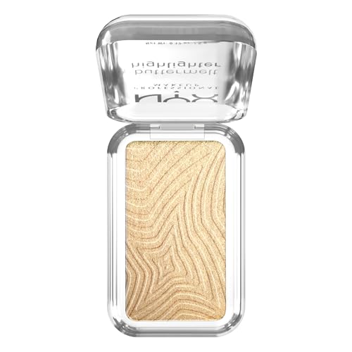 NYX PROFESSIONAL MAKEUP Buttermelt Highlighter, Powder Highlighter Makeup, With Up to 12H Wear and High Impact Glow - 25 Butta Than Gold (Light Gold)