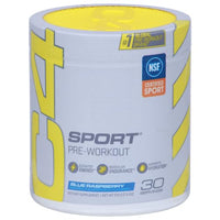 Thumbnail for Cellucor C4 Sport Pre Workout Powder Blue Raspberry - Pre Workout Energy with 3g + 135mg Caffeine and Beta-Alanine Performance Blend - NSF Certified for Sport | 30 Servings