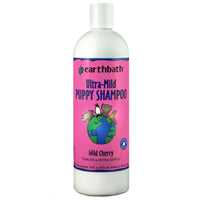 Thumbnail for earthbath, Ultra-Mild Wild Cherry Puppy Shampoo - Extra Gentle & Tearless Dog Shampoo, Made in USA, Deodorizing Dog Wash, Cruelty Free Puppy Supplies, Shampoo for Smelly Dogs - 16 Oz (1 Pack)