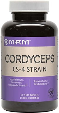 Thumbnail for MRM Cordyceps Vegetarian Capsules, CS-4 Strain, 750 mg, 60- Count Bottle (Pack of 2)