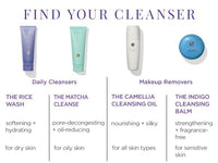 Thumbnail for TATCHA The Indigo Cleansing Balm | Gentle Moistuirizing Cleanser, Fragrance-Free, Buttery-Soft Balm that Melts to Gently Cleanse & Remove Makeup | 1.9 oz
