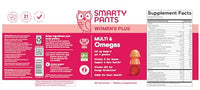 Thumbnail for SmartyPants Women's Multivitamin Gummies, Omega 3 (DHA/EPA), Methylfolate, CoQ10, Vitamin D3, C, Vitamin B12, B6, A, K & Zinc, Inositol, Gluten Free, 90 Count (30 Day Supply)