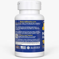 Thumbnail for Magtein Magnesium L-Threonate, Glycinate & Taurate – 200mg Chelated Magnesium Complex – MagTech Magnesium Supplement for Relaxation & Brain Health – 90 Capsules
