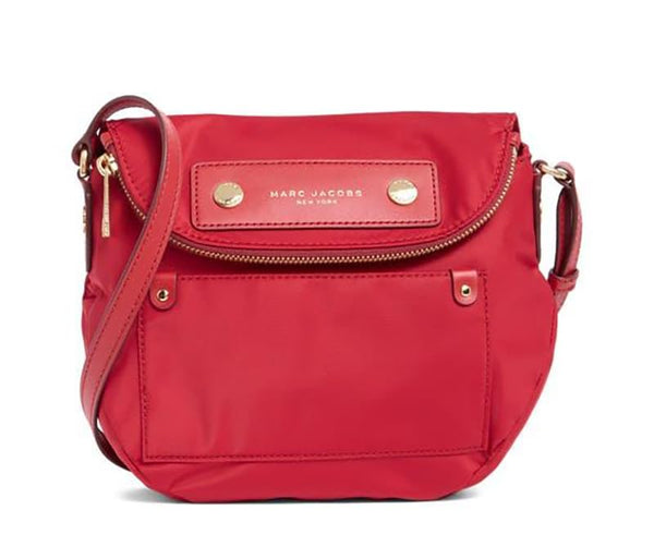 Marc Jacobs Preppy Nylon Mini Natasha Crossbody Bag, Savvy Red