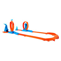 Thumbnail for Hot Wheels Track Creator Triple Loop Pack & 1:64 Scale Toy Car