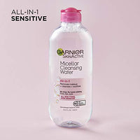 Thumbnail for Garnier Micellar Water, Hydrating Facial Cleanser & Makeup Remover, Suitable for Sensitive Skin, Vegan, Cruelty Free, 13.5 Fl Oz (400mL), 1 Count