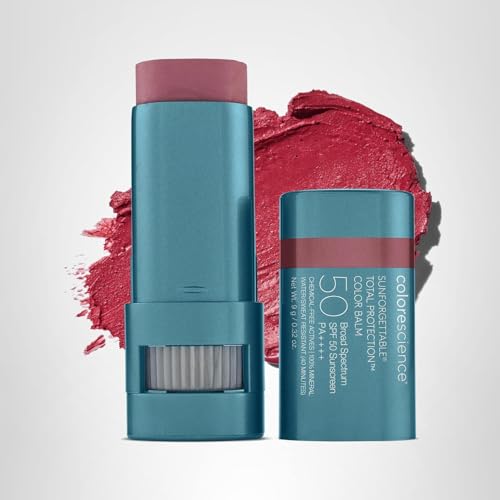 Colorescience Sunforgettable Total Protection Color Balm SPF 50, for Cheeks & Lips | Berry
