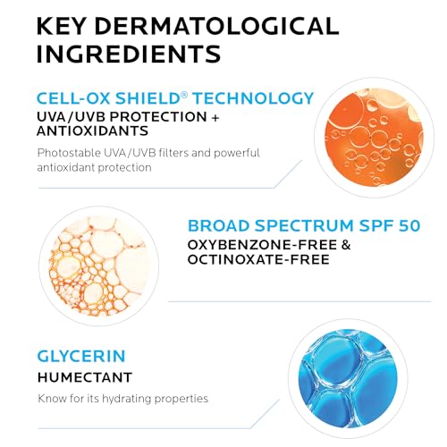 La Roche-Posay Anthelios Kids Gentle Lotion Sunscreen SPF 50, Broad Spectrum SPF + Antioxidants, Sunscreen For Kids, Octinoxate & Oxybenzone-Free, Pediatrician Tested, Non Comedogenic, Oil Free