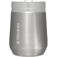 Thumbnail for Stanley GO Everyday Wine Tumbler 10 oz | Press Fit Drink Through Lid | Beverage, Coffee, and Cocktail Cup | Insulated Stainless Steel Wine Glass | BPA-Free | Stainless Steel