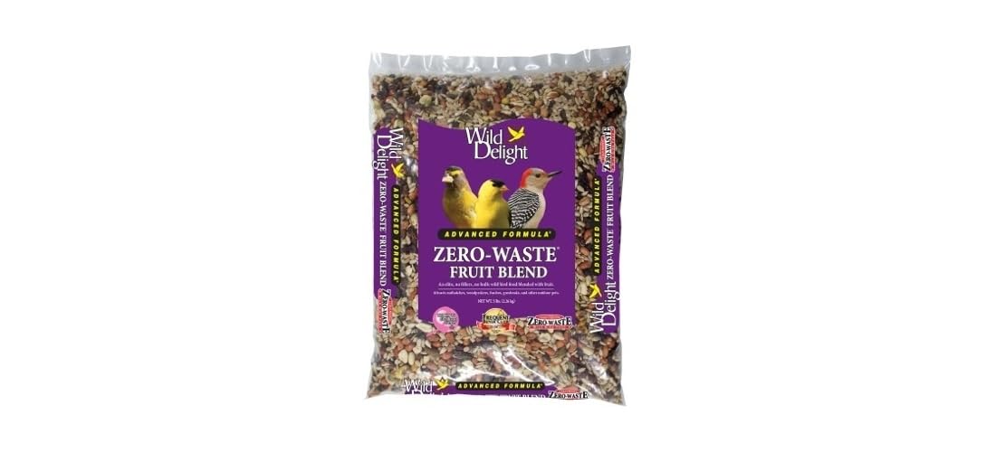 Wild Delight Zero-Waste Fruit Blend Bird Food, 5 Lb