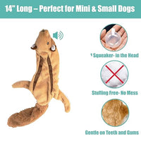 Thumbnail for SPOT Skinneeez Flying Squirrel 14 Inch Stuffing-Free Plush Squeaky Dog Toy – Soft Tug-of-War Toy for Small and Medium Dogs – Mess-Free Interactive Chew Toy for Moderate Chewers