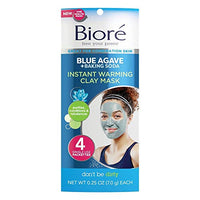 Thumbnail for Bioré Blue Agave & Baking Soda Whipped Nourishing Detox Mask, 4 Ounces, Dermatologist Tested, Non-Comedogenic, Oil Free