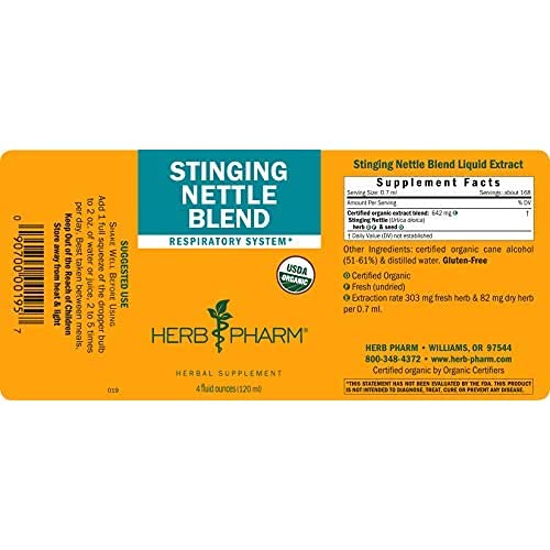 Herb Pharm Stinging Nettle Blend Liquid Extract - 4 Ounce