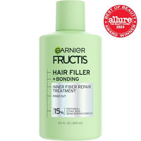 Thumbnail for Garnier Fructis Hair Filler Bonding Inner Fiber Rinse Out Pre Shampoo Treatment With Bond Repair Complex, 10.1 Fl Oz, 1 Count