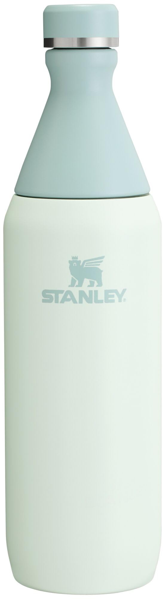 Stanley All Day Slim Bottle 20 oz | Leakproof Twist on Lid | Slim Design for Travel and Gym | Insulated Stainless Steel Water Bottle | BPA-Free | Mist