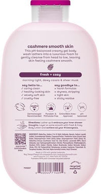 Thumbnail for eos Cashmere Body Wash – Fresh & Cozy, Moisturizing Body Wash, Creamy Gel Formula, with Shea Butter, Glycerin, Vitamin E, pH Balanced, Sensitive Skin, Vegan, 16 fl oz