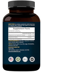 Thumbnail for NatureBell Magnesium Malate 1,500mg, 240 Capsules | Chelated for High Absorption | Energy & Nervous System Support | Non-GMO, Gluten-Free