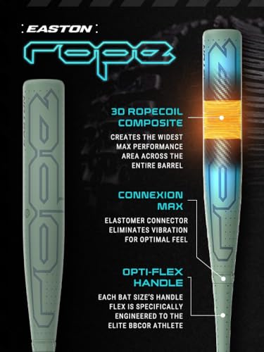 Easton | 2025 | Rope Baseball Bat | BBCOR | 2 5/8' Barrel | 33' | -3
