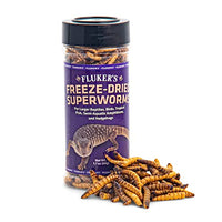 Thumbnail for Fluker's Freeze Dried Superworms, for Reptiles, Ideal for Lizards, Reptiles, Birds, Fish, Hedgehogs, 1.7 oz