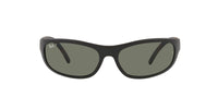 Thumbnail for Ray-Ban Men's RB4033 Predator Rectangular Sunglasses, Matte Black/Polarized Green, 60 mm