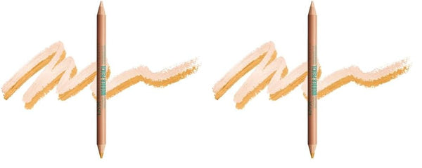 NYX PROFESSIONAL MAKEUP Wonder Pencil, Multi-Use Micro Highlighter & Concealer Stick - Deep (Pack of 2)
