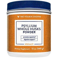 Thumbnail for The Vitamin Shoppe Psyllium Whole Husks Easy Mixing Powder Fiber Supplement – 68 Servings (12 oz Powder)