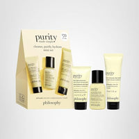 Thumbnail for philosophy purity made simple cleanse, purify, hydrate mini set