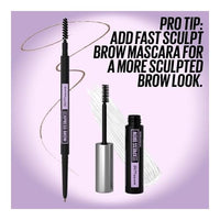 Thumbnail for Maybelline Express Brow Ultra Slim Eyebrow Makeup, Brow Pencil with Precision Tip and Spoolie for Defined Eyebrows, Taupe (Packaging May Vary)