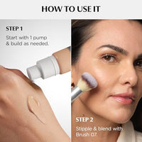 Thumbnail for IT Cosmetics CC+ Cream (Light Medium) - Natural Full Coverage Foundation With SPF 50+, Color Corrector & Anti-Aging Hydrating Serum, Hyaluronic Acid + Peptides, Lightweight - 1.08 fl oz