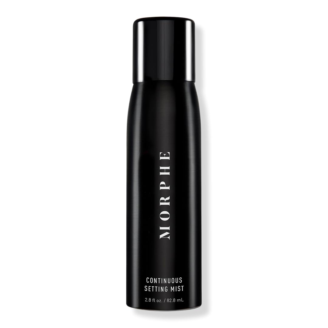 Morphe Continuous Setting Spray - Micro-Fine Setting Spray for Makeup with a Natural Finish - Helps Makeup Resist Caking or Fading & Increases Wear of Foundation (2.8 fl oz)