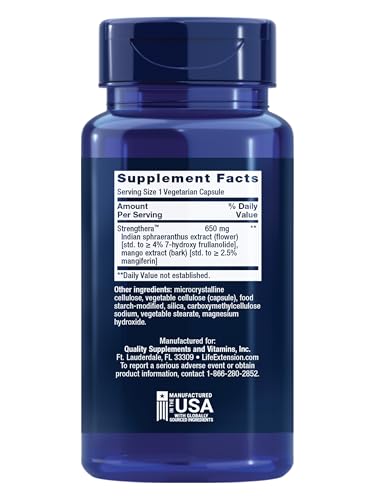 Life Extension Active Vitality & Strength, Functional Fitness, Muscle Health, Physical Independence, 1-Daily, Non-GMO, Gluten-Free, 30 Capsules