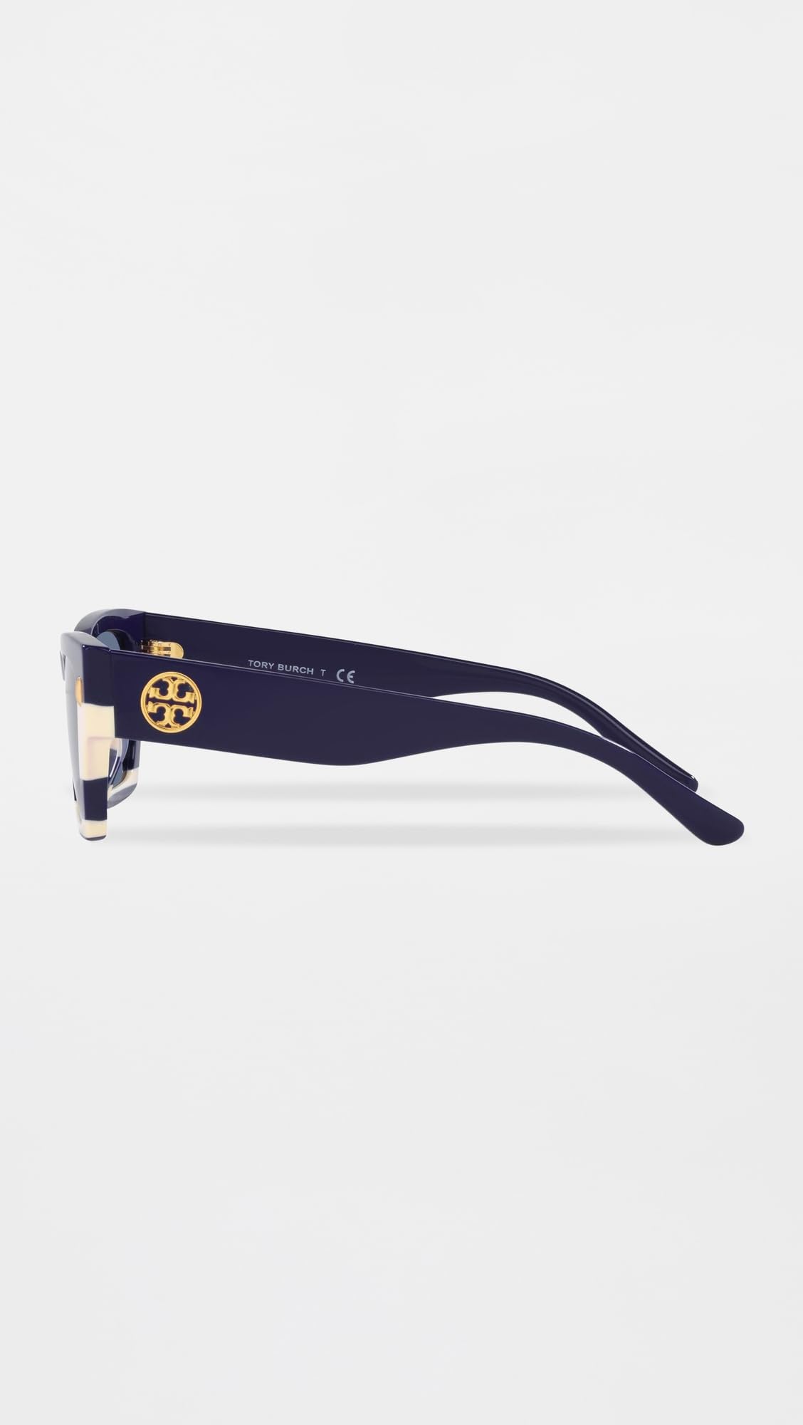 Tory Burch Women's Miller Rectangle Sunglasses, Blue, 52mm