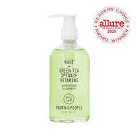 Thumbnail for Youth To The People Superfood Facial Cleanser Full Size - Kale + Green Tea Daily Face Wash, Gentle Makeup Remover, with Soothing Antioxidants for Glowing Skin, pH Balance, Clean Pores – 8 fl oz