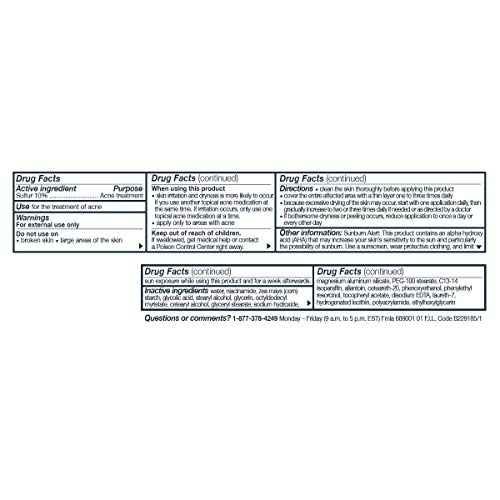 Vichy Normaderm S.O.S Acne Rescue Spot Corrector, 10% Sulfur + Glycolic Acid + Niacinamide, Blackhead Remover & Acne Spot Treatment For Face, Helps Clear & Prevent Acne, Paraben & Oil Free