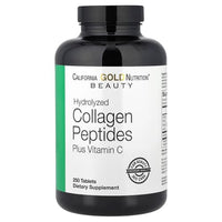 Thumbnail for California Gold Nutrition, Hydrolyzed Collagen Peptides, Type I & III, and Vitamin C, 250 Tablets