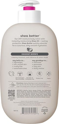 Thumbnail for eos Shea Better Body Lotion Coconut Waters, 24-Hour Moisture Skin Care, Lightweight & Non-Greasy, Natural Shea, Vegan, Coconut Body Lotion, 16 fl oz