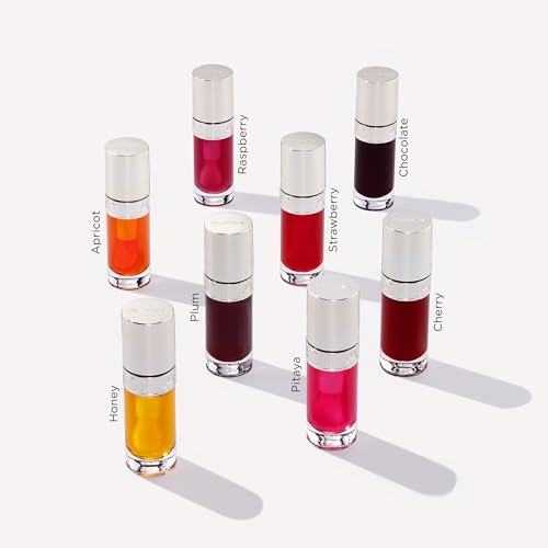 Clarins Lip Comfort Oil | Soothes, Comforts, Hydrates and Protects Lips | Sheer, High Shine Finish | Visibly Plumps | 93% Natural Ingredients | Organic Sweetbriar Rose Oil, Rich in Omega-6 and Omega-3