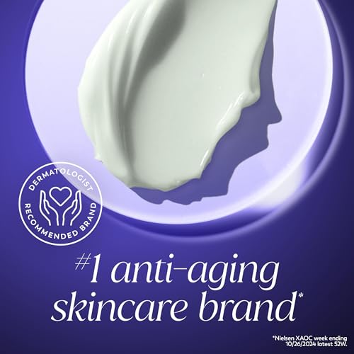 Olay Retinol Face Moisturizer, 24 MAX Anti-Aging Night Cream for Women, Fragrance-Free, Non Greasy - Anti-Wrinkle, Smooth Fine Lines, Tightening, Hydrating Skin Care - Peptides, Glycerin, 1.7 Oz