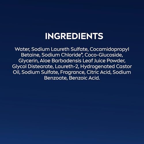 NIVEA MEN Maximum Hydration Body Wash for Dry Skin, Aloe Vera Enriched, 3-in-1 Moisturizing Body Wash, Face and Hair, Paraben Free, Vegan Formula, 16.9 Fl Oz Bottle, Pack of 3