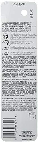 Thumbnail for L'Oreal Paris Makeup Infallible Flash Cat Eye Waterproof Liquid Eyeliner, Black, 0.44 oz.