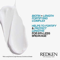 Thumbnail for Redken Extreme Length Shampoo & Conditioner Set For Damaged Hair - Prevents Breakage and Strengthens Hair, Infused With Biotin For Hair Growth