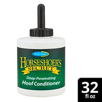 Thumbnail for Farnam Horseshoer's Secret Deep-Penetrating Hoof Oil for Horses, Conditions Dry Hooves, Prevents Cracks, Splits & Contracted Heels, Contains Avocado, Glycerine & Mineral Oils, Fast Absorbing, 32 Oz