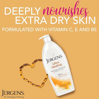 Thumbnail for Jergens Ultra Healing Dry Skin Lotion, Hand and Body Moisturizer for Quick Absorption into Extra Dry Skin with Hydralucence Blend, Vitamins C, E and B5, White, 32oz