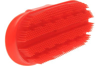 Thumbnail for Horse Grooming Curry Comb Red Color Plastic with Adjustable Strap