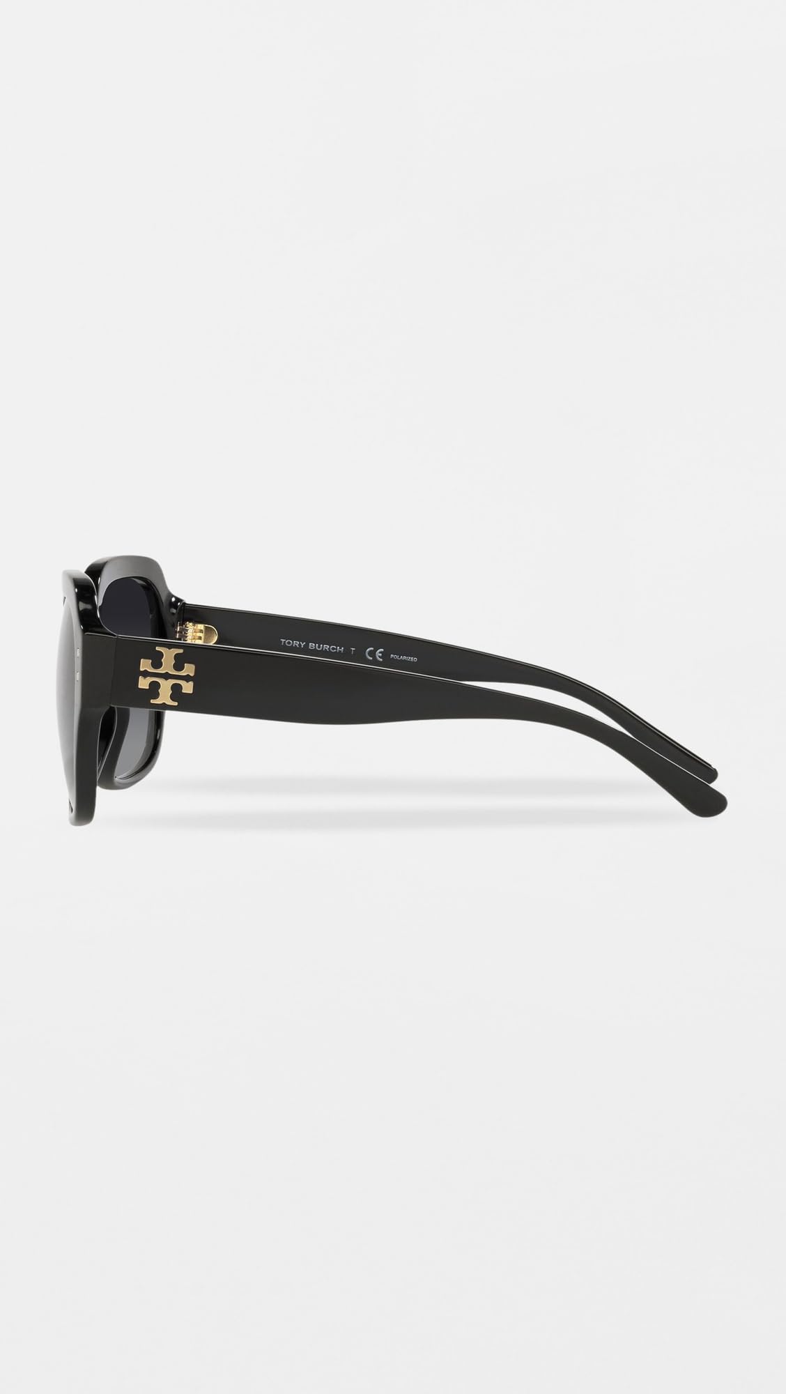 Tory Burch TY7143U Women's Sunglasses Black/Grey Gradient Polar 56
