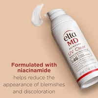 Thumbnail for EltaMD UV Clear Face Sunscreen SPF 46, Oil Free Sunscreen with Zinc Oxide, Dermatologist Recommended, 0.5 oz